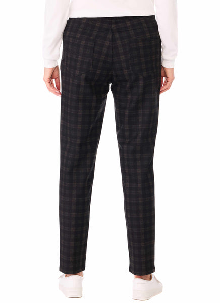 Alford Drawstring Pants With Check Pattern