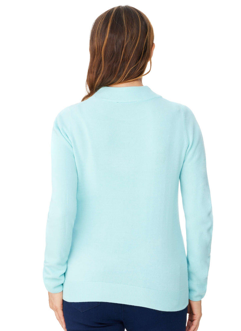 COOMA HIGH CREW PULLOVER - MINT