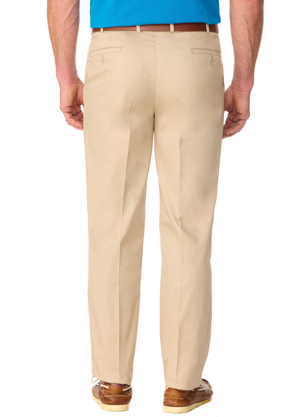 BREAMLEA SUMMER FLEXIWAIST CASUAL TROUSER - SAND