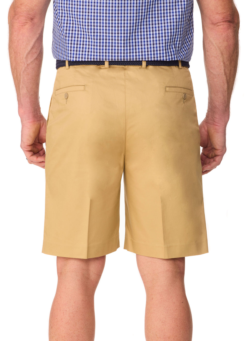 BREAMLEA FLEXIWAIST CASUAL SHORT - TAN