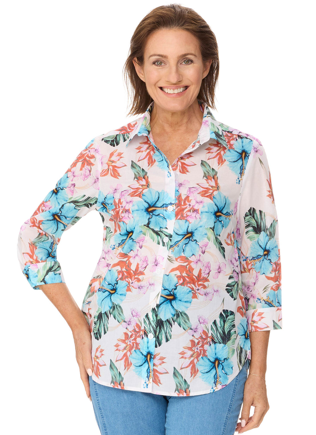 EMILY 3/4 SLEEVE SHIRT