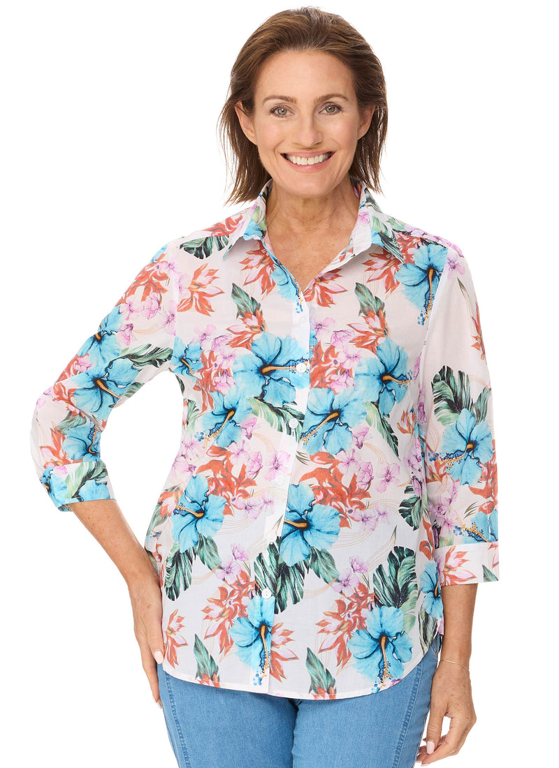 EMILY 3/4 SLEEVE SHIRT