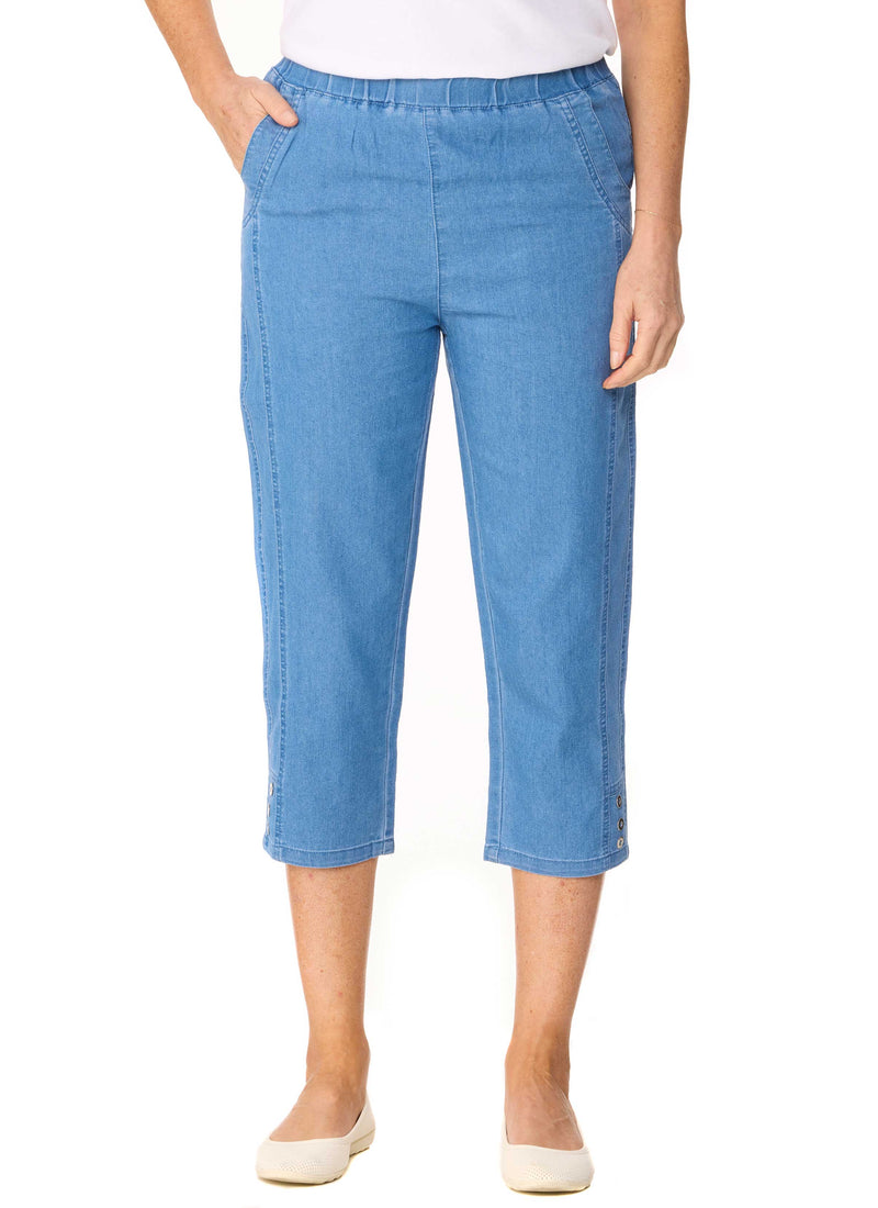 EVANSLEA JEANS- CHAMBRAY