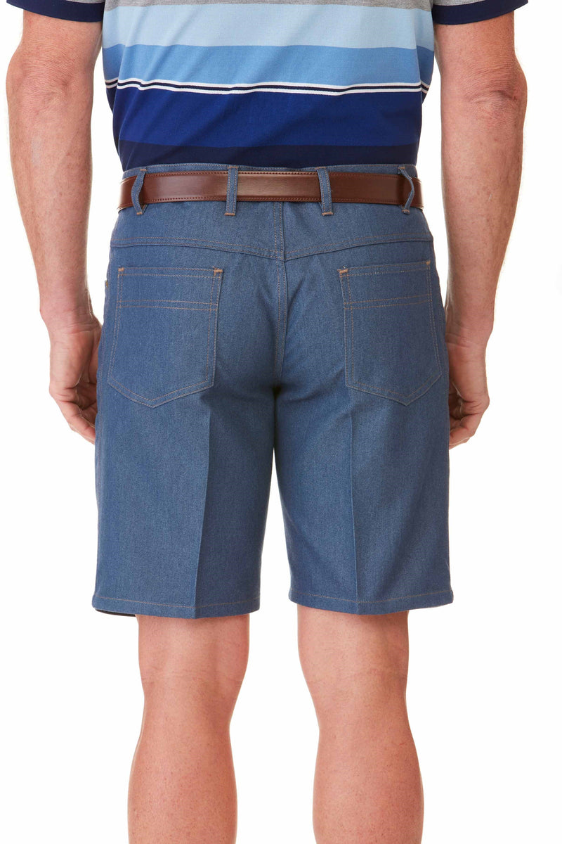 FLETCHER JEAN SHORT - BLUE