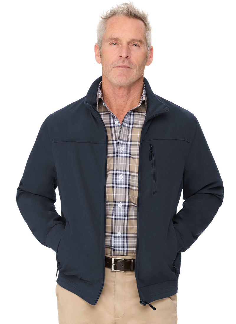 MARCO - NAVY ZIP JACKET
