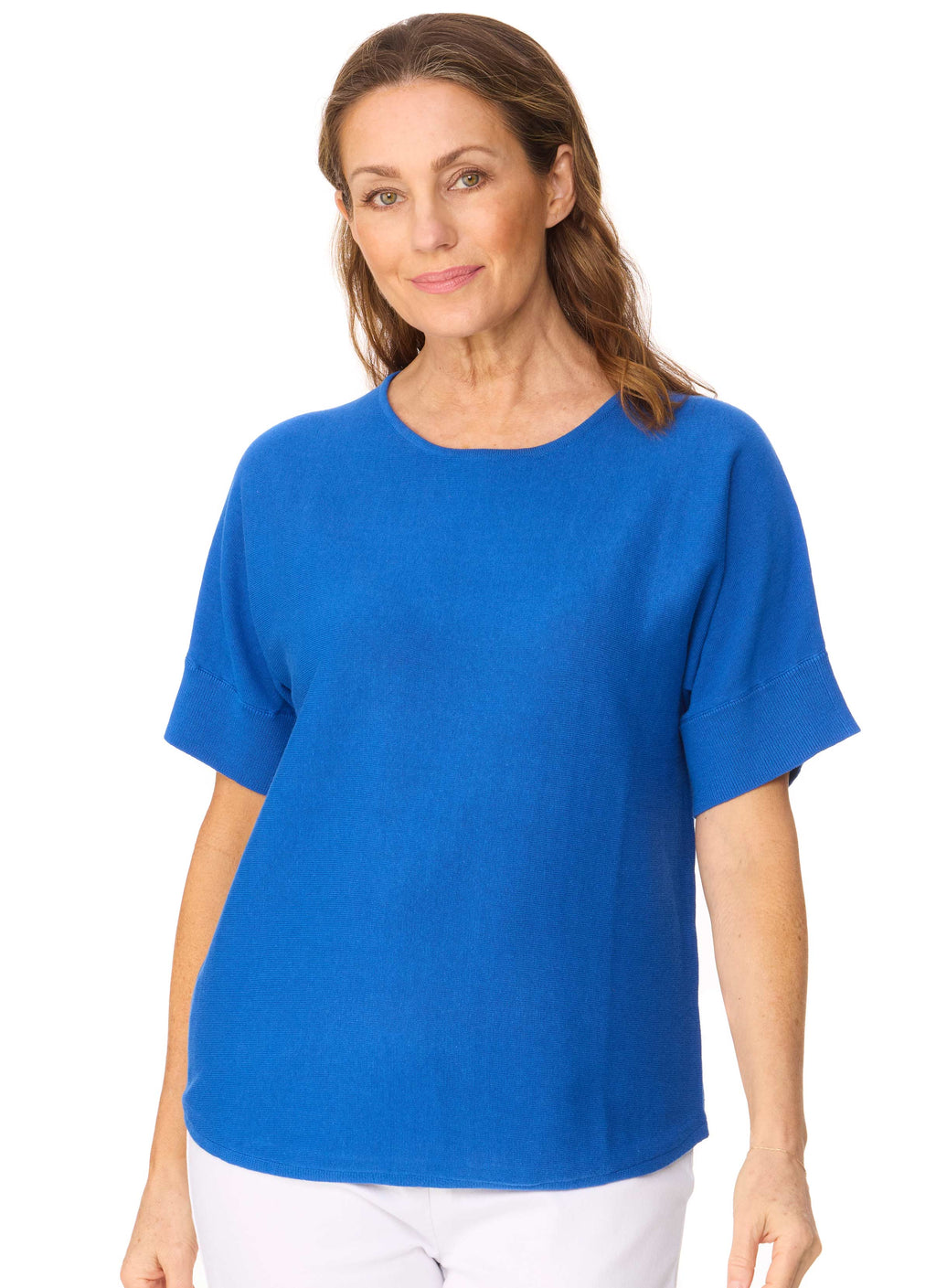 MOURA DOLMAN TOP - OCEAN