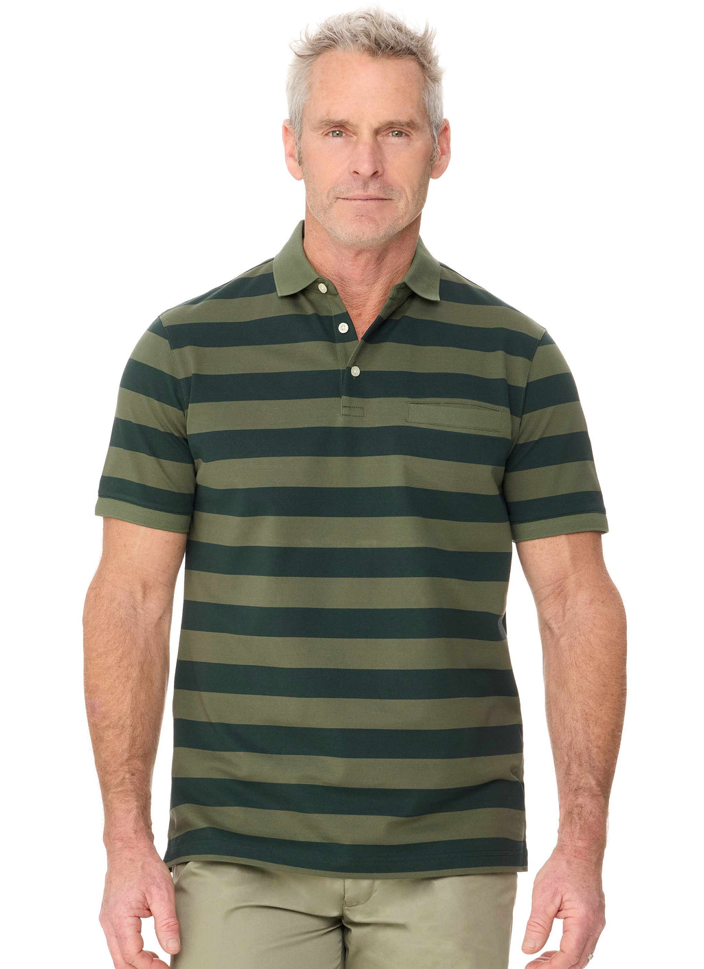 WOODFORD MULTI STRIPE POLO