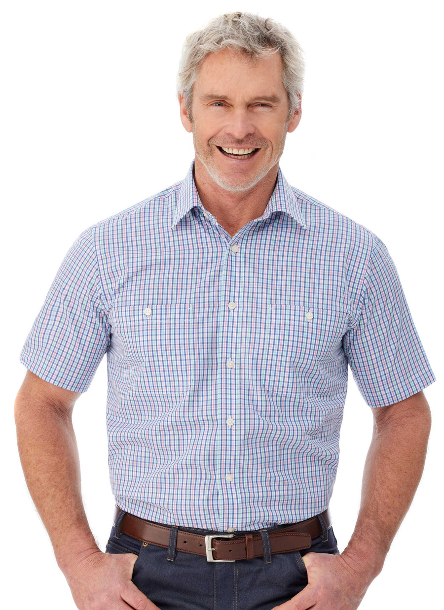 SEAHAM S/S CASUAL SHIRT 4XL Only