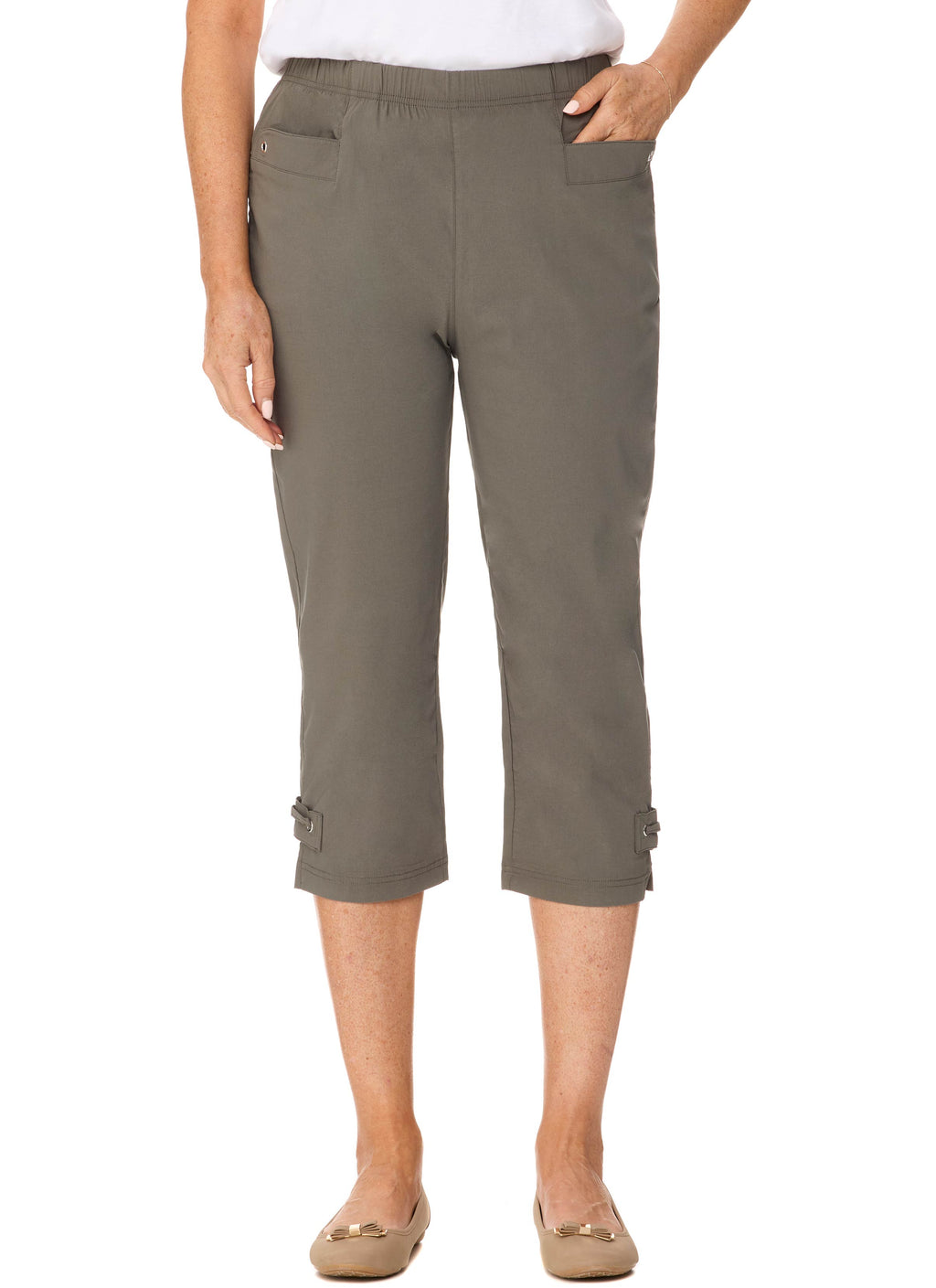 TARA 3/4 PANT - OLIVE