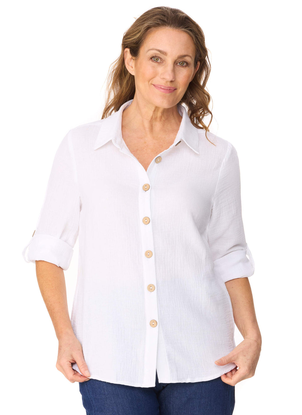 TEELBA 3/4 SLEEVE SHIRT