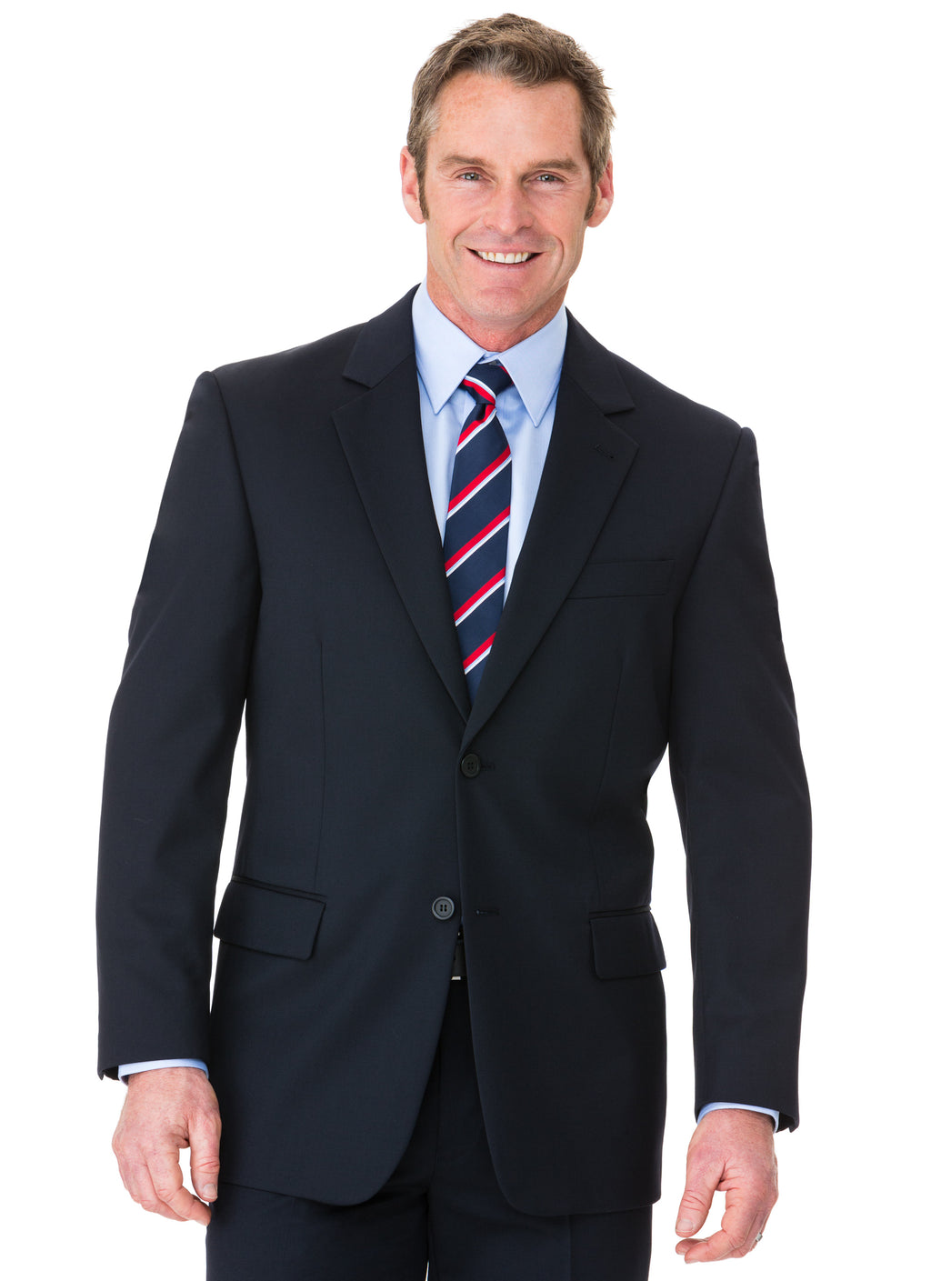 CHARLTON WOOL RICH CLASSIC FIT JACKET - NAVY