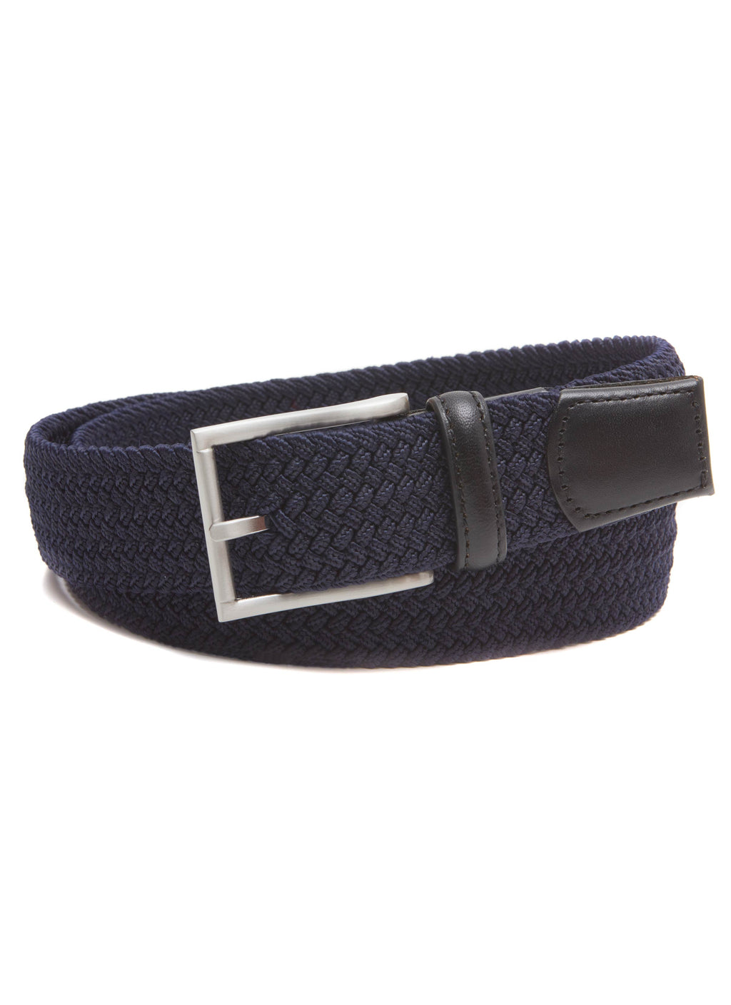 CREW PLAITED BELT - NAVY
