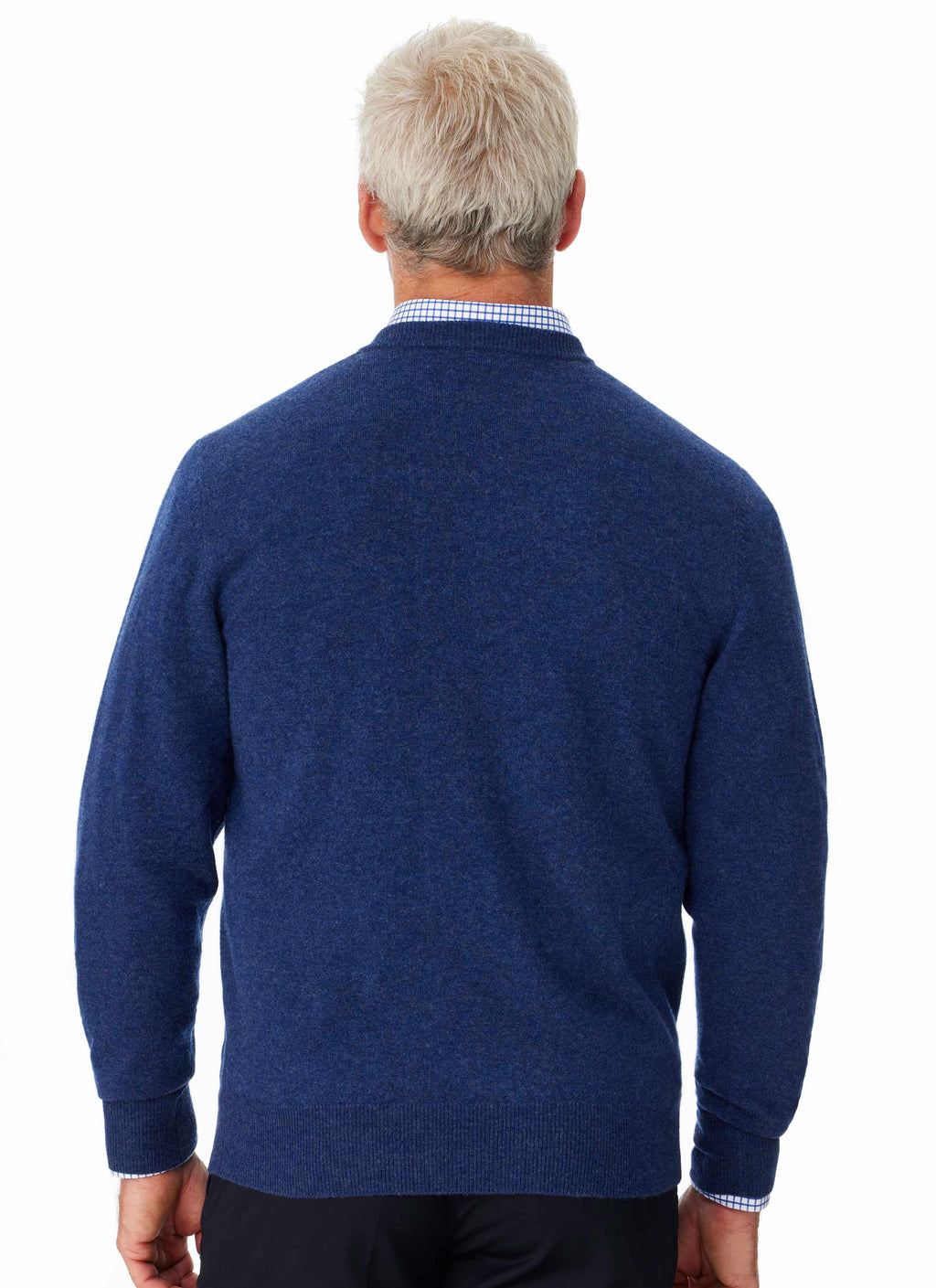 EVANSDALE V-NECK DEEP BLUE