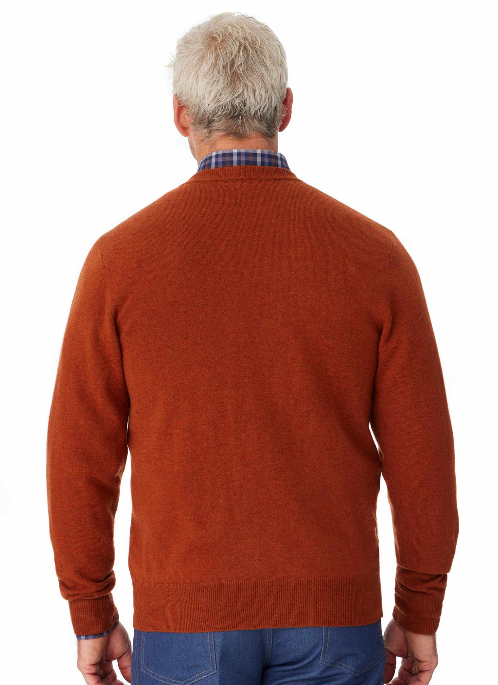 EVANSDALE V-NECK TOFFEE