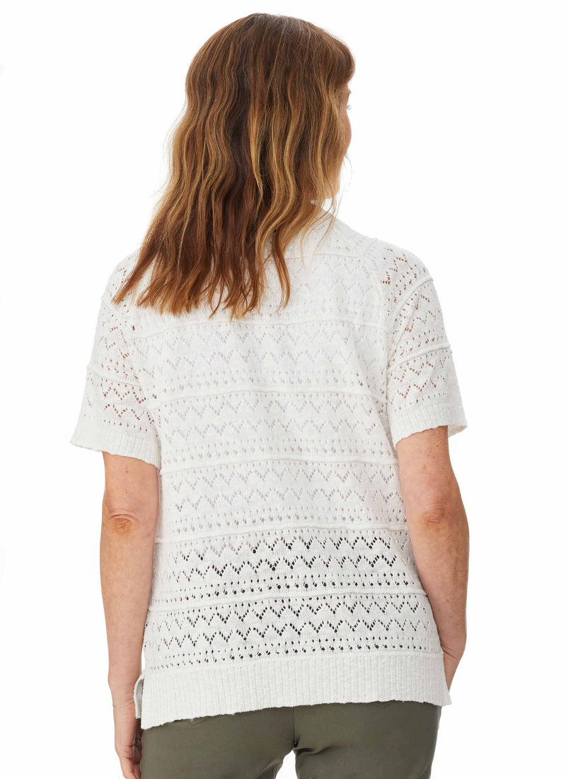 HIGHFIELDS S/S LACE PULLOVER